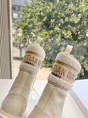 DIOR |  D-Major Ankle Boots  In White - 6
