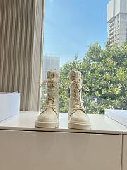 DIOR |  D-Major Ankle Boots  In White - 5