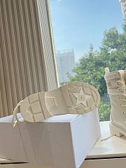 DIOR |  D-Major Ankle Boots  In White - 2