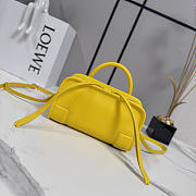 LOEWE | Mini Amazona 180 bag in soft calfskin yellow - 1