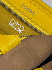 LOEWE | Mini Amazona 180 bag in soft calfskin yellow - 3