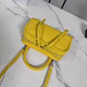 LOEWE | Mini Amazona 180 bag in soft calfskin yellow - 2