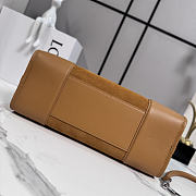 LOEWE | Large Amazona 180 bag in suede brown - 3