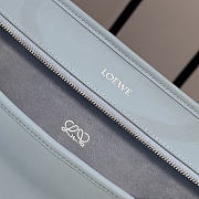 LOEWE | Large Amazona 180 bag in soft calfskin in light blue - 6
