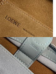 LOEWE | Large Amazona 180 bag in soft calfskin in light blue - 4