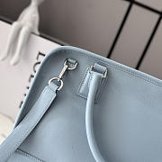 LOEWE | Large Amazona 180 bag in soft calfskin in light blue - 2