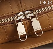 DIOR | Small D Granville Flat Macrocannage Gold Hardware In Tan - 2