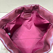BOTTEGA VENETA | Dustbag Intrecciato calfskin leather pouch burgundy - 2