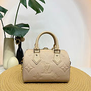 LOUIS VUITTON | Speedy Bandoulière 20 Monogram Empreinte Hazelnut M29977 - 3