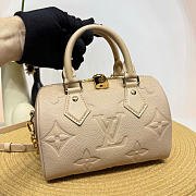 LOUIS VUITTON | Speedy Bandoulière 20 Monogram Empreinte Hazelnut M29977 - 2