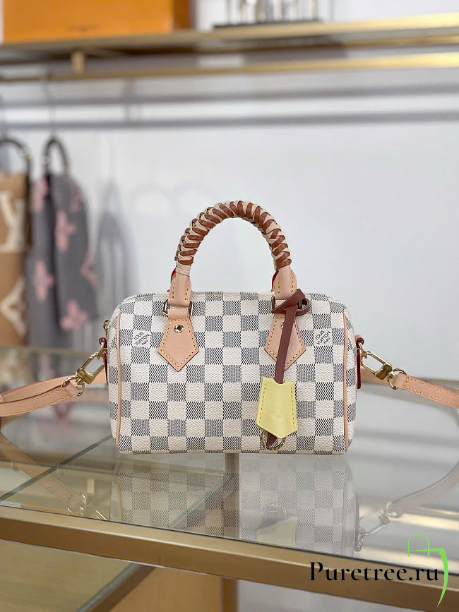 LOUIS VUITTON | Speedy Bandoulière 20 Damier Azur Canvas N40950 - 1