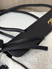 CHANEL | 26S Small Shopping Bag Matthieu Blazy Black/Ecru Tweed Leather  - 4