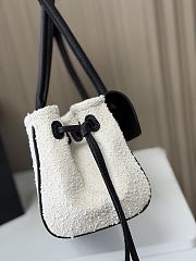 CHANEL | 26S Small Shopping Bag Matthieu Blazy Black/Ecru Tweed Leather  - 3