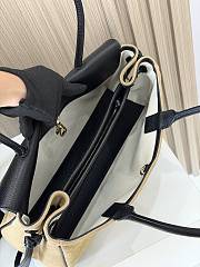 CHANEL | Shopping Tote Black Grained Calfskin and Beige Suede - 6