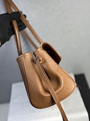 CHANEL | Shopping Tote Black Grained Calfskin In Brown - 3