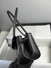 CHANEL | Shopping Tote Black Grained Calfskin In Black - 5