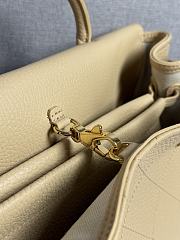 CHANEL | Shopping Tote Black Grained Calfskin In Ivory - 2
